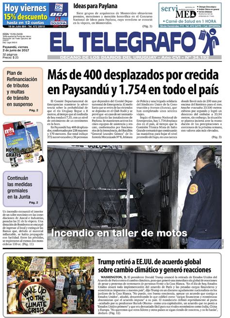 el telégrafo de hoy de paysandú